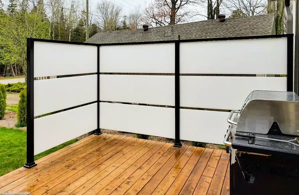 PRIVACY WALL sunspace Nipissing