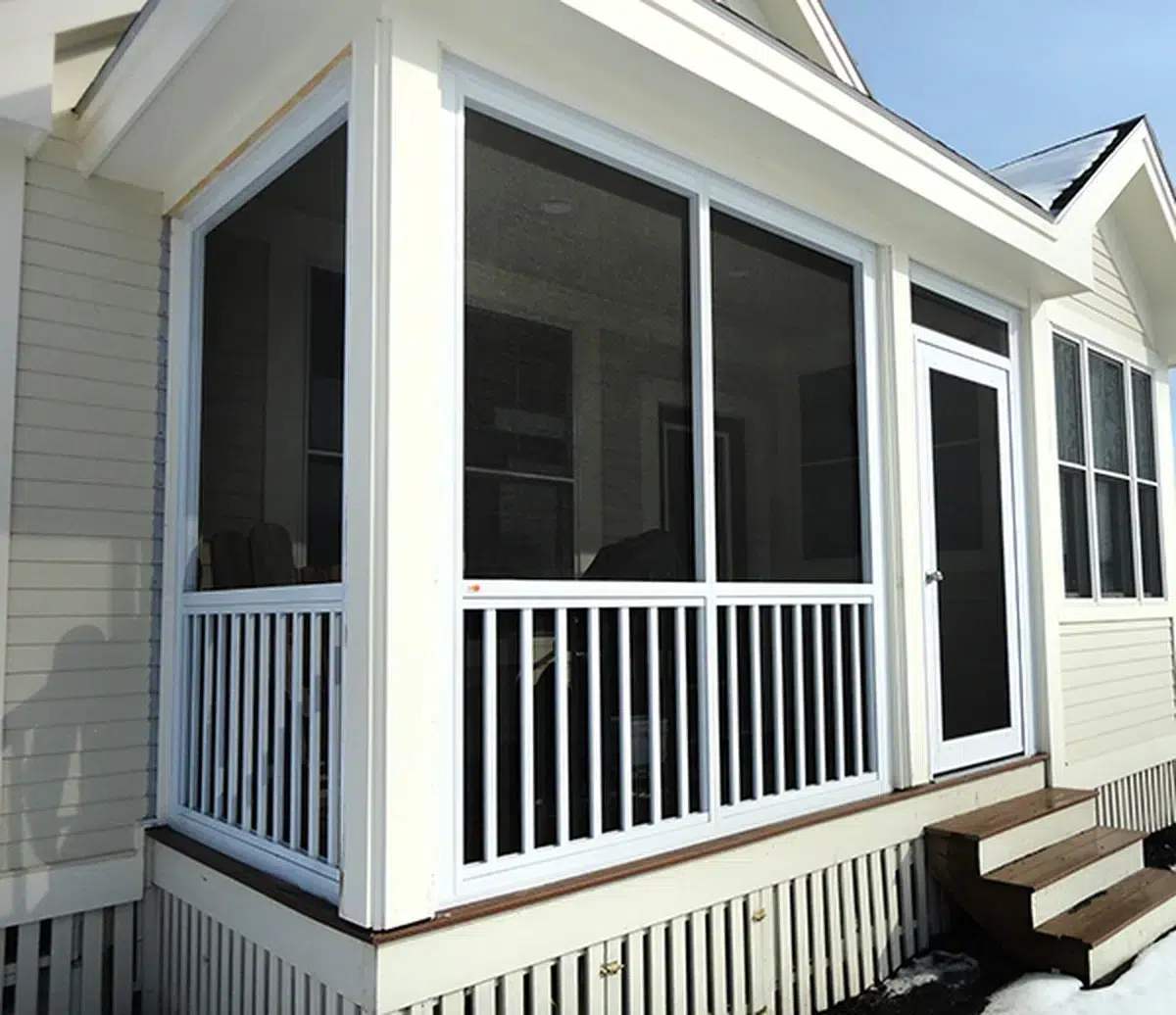 Integrated Screen Railing sunspace Nipissing