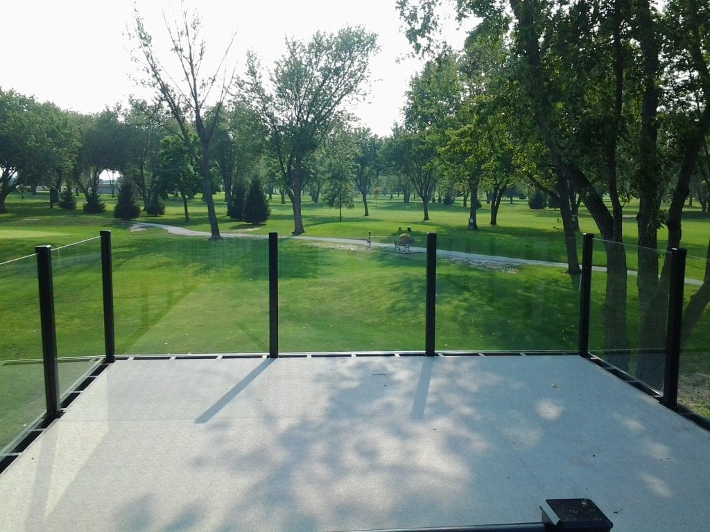 TOPLESS GLASS RAILING sunspace Nipissing